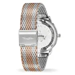 THOMAS SABO WA0273-2 A stylish Thomas Sabo watch featuring a dual-tone silver and rose gold mesh band and a polished clasp.