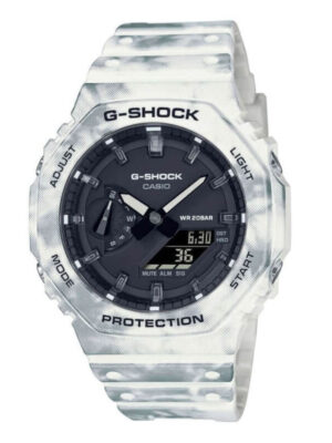 CASIO G-SHOCK Carbon Core Guard Snow Camouflage Watch